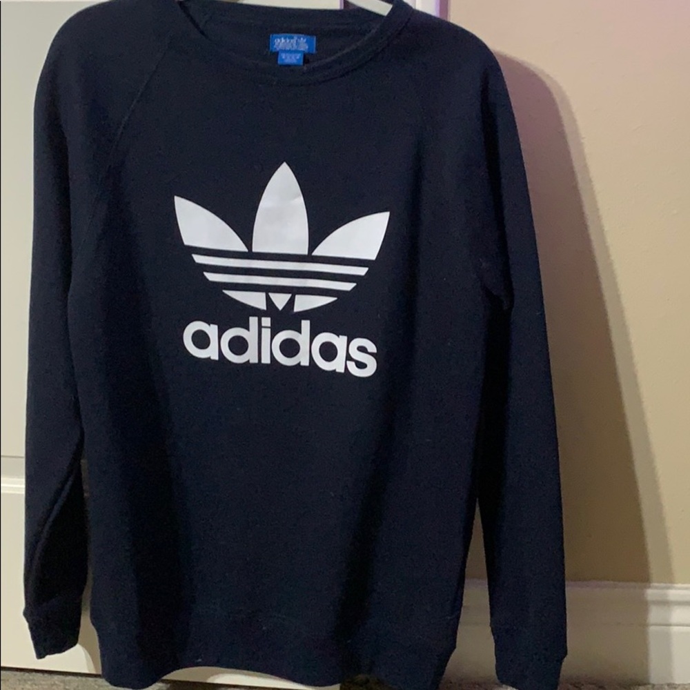 Men’s Adidas Navy Blue Sweatshirt- Medium